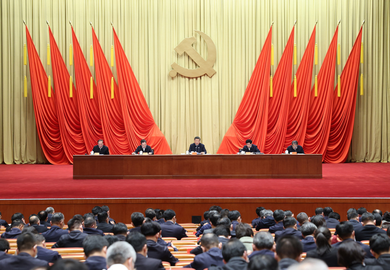 3月1日,2022年春季学期中央党校(国家行政学院)中青年干部培训班在中央党校开班。中共中央总书记、国家主席、中央军委主席习近平在开班式上发表重要讲话。 新华社记者 刘彬 摄